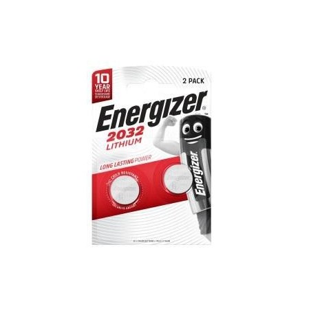 Energizer LITHIUM CR2032 2PK - Lithium knapcellebatterier